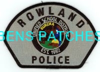 CALIFORNIA,ROWLAND SCHOOL DISTRICT POLICE 1